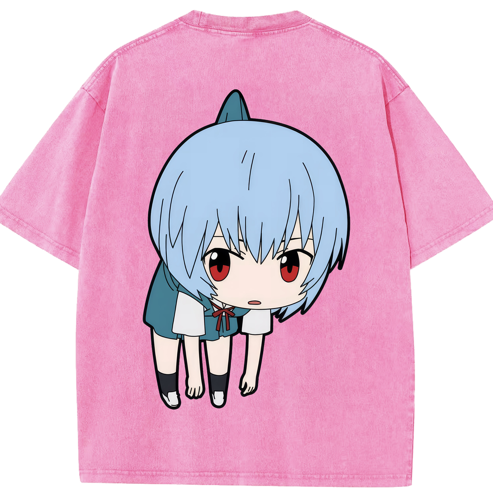 （画像用） EVA 新世紀エヴァンゲリオン 綿100% ヴィンテージ風 半袖Tシャツ（背面プリント）